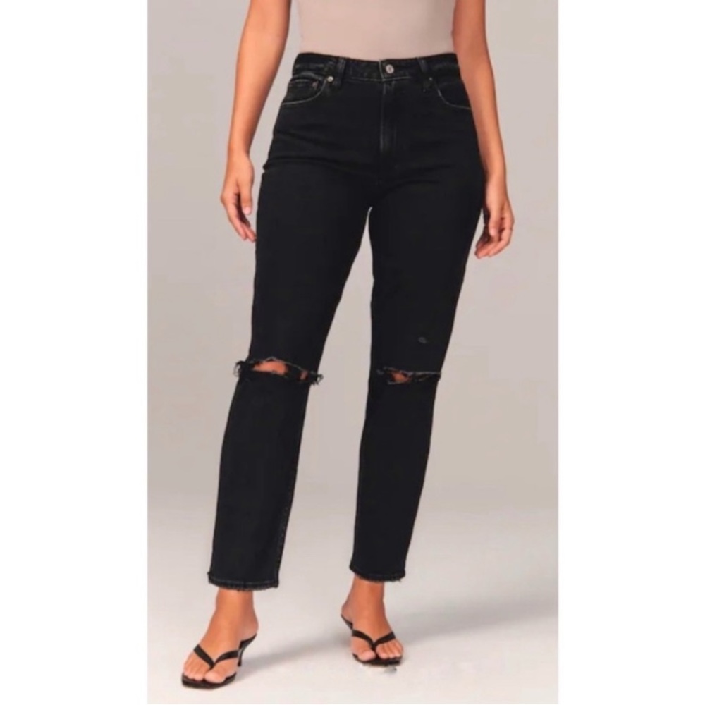 Abercrombie mom jeans